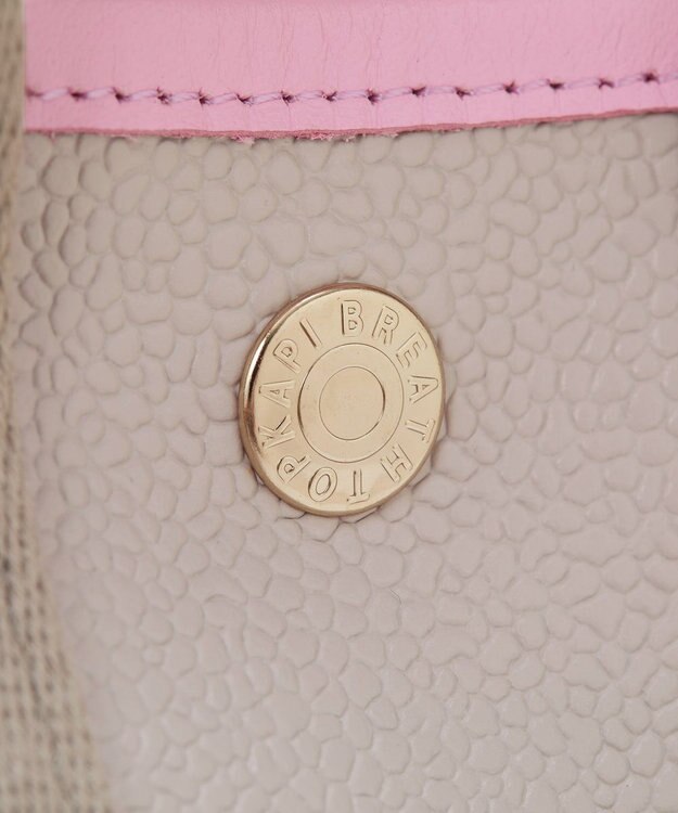 TOPKAPI 【Breath TOPKAPI】【26SS新色】SCOTCH GRAIN スコッチグレイン ネオレザー ミニ トートバッグ SS（ショルダー付き） グレー