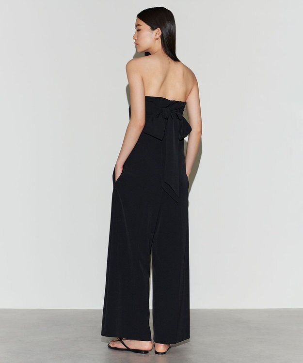 NAVE 【Nave　洗える】バッグリボンオールインワン ブラック系