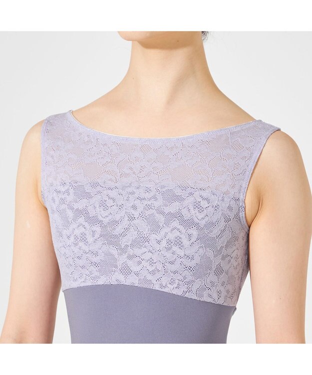 Chacott ノースリーブレオタード グレー