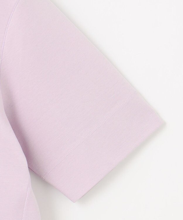 J.PRESS LADIES L 【洗える】フライスジャージー カットソー ラベンダー系