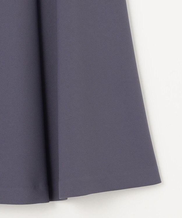 ANY SIS 【洗える】プチベルトフレア スカート ブルー