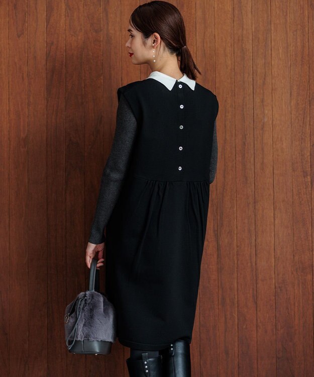 組曲 【WEB限定・2SET】ジャンスカツインセット チャコール×ブラック系