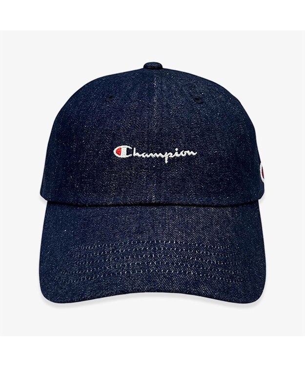 林八百吉商店 Champion　デニムローキャップ ネイビー