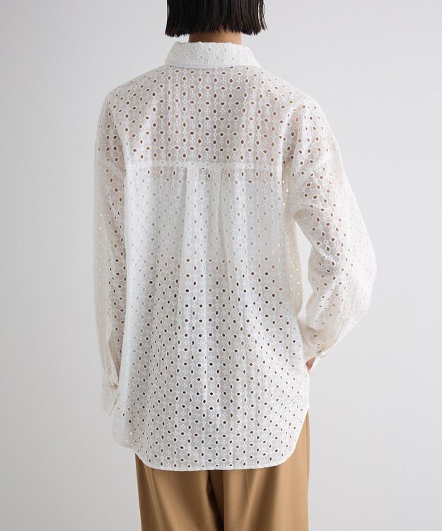 Green Parks ボウタイシャツ Off White