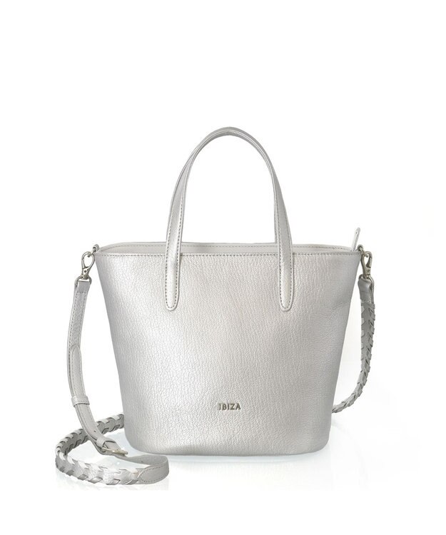 IBIZA フレスクーラ　2WAYバッグ シルバー