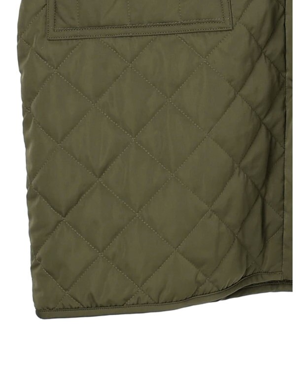 CRAFT STANDARD BOUTIQUE ダイヤキルトロングコート Khaki