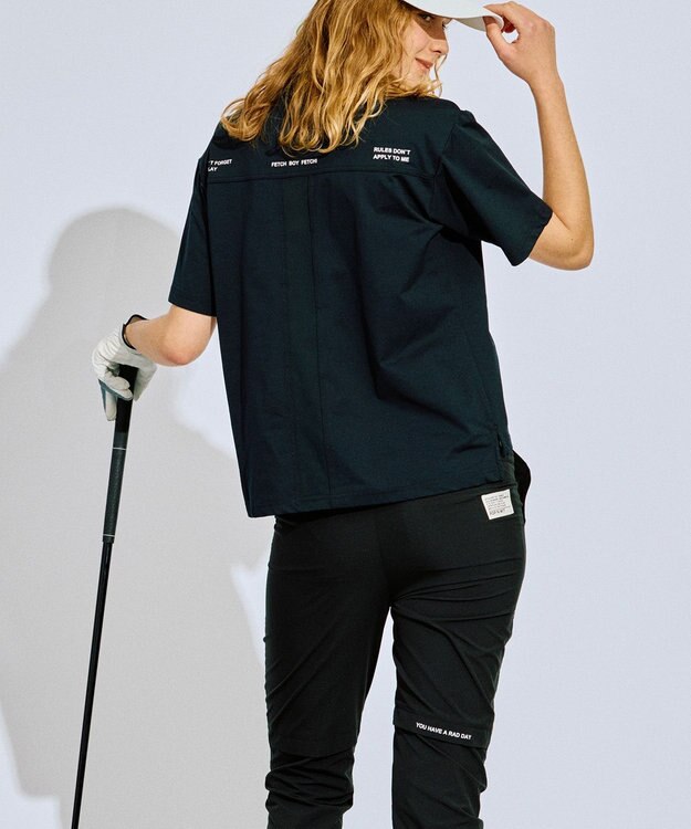 PW CIRCULUS 【WOMEN】ベンチレーション テーパードパンツ ゴルフウェア レディース ベージュ系