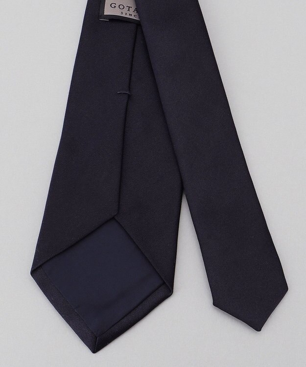 GOTAIRIKU 【日本製】西陣ネクタイ_無地 ネイビー系