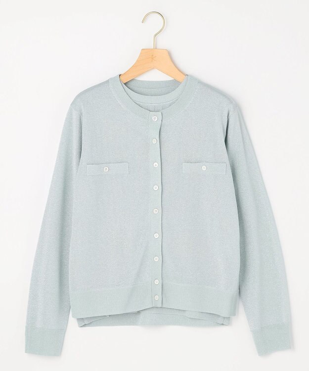 組曲 L 【先行予約】ライトラメニット アンサンブル シルバーブルー系