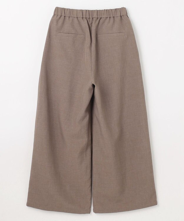 ANY 【2SET/洗濯機可】テックリネンキャミソール×パンツセットアップ モカ