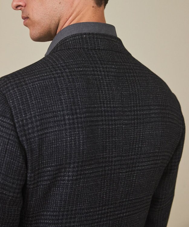 GOTAIRIKU 【Ermenegild Zegna/ゼニア】トロフェオ カシミヤ ジャケット_グレーチェック グレー系4