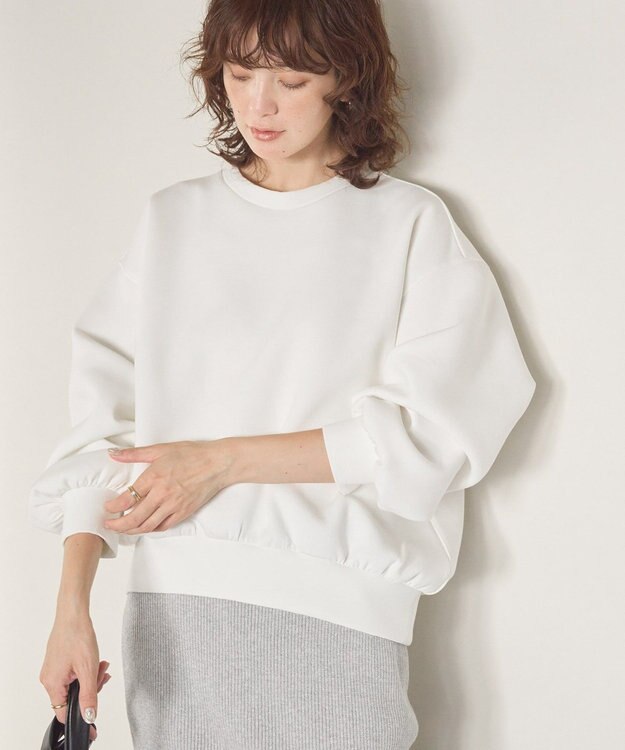 AMERICAN HOLIC タックスリーブポンチプルオーバー Off White