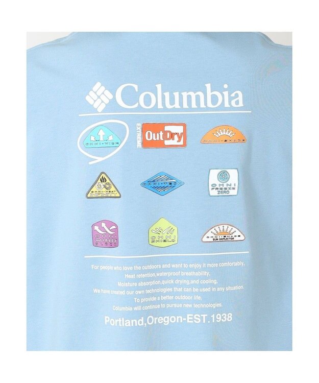 Columbia Columbia/ スタックブルックグラフィックショートスリーブTシャツ /コロンビア Ripple Blue