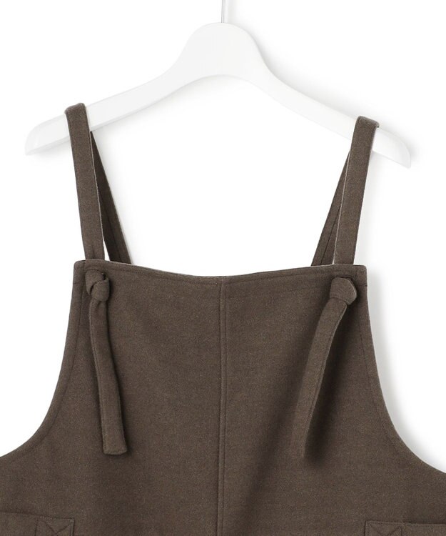 J.PRESS YORK STREET 【WOMEN】ウールライクジャージー オーバーオール ブラウン系