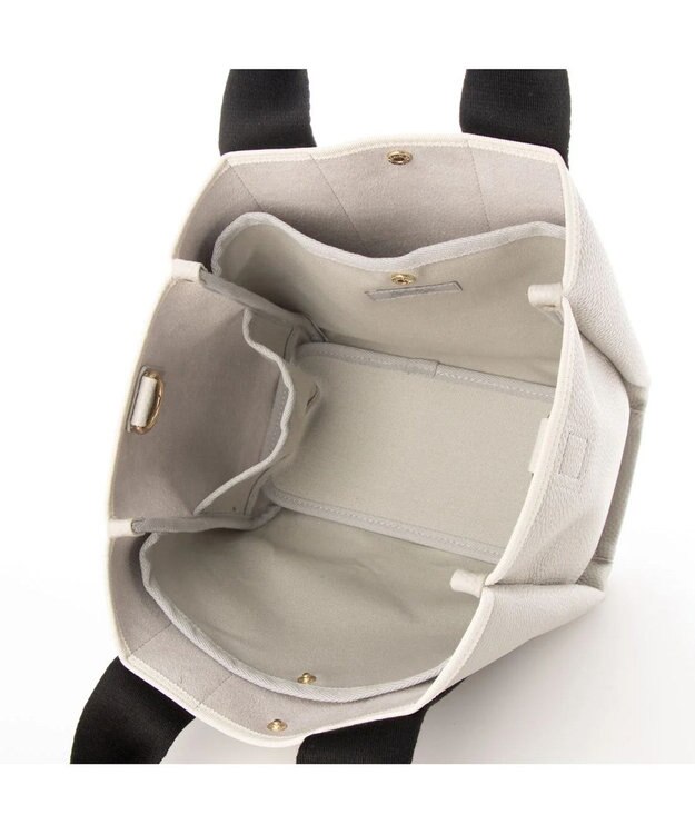 UNBILLION cachecache 太ショルダー付き2wayテープトートバッグ グレー