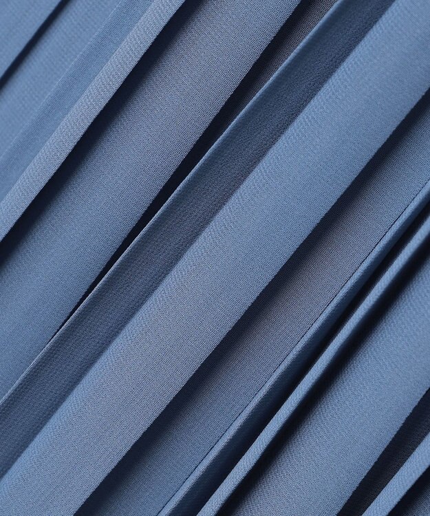 23区 L 【APPLAUDIR】シフォンジョーゼット ドレス ブルー系