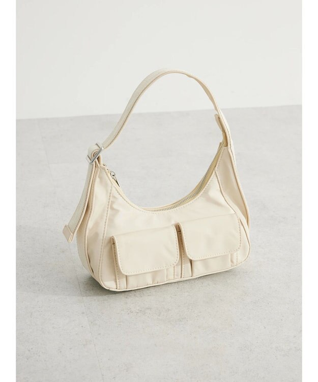 Green Parks ・ＱＵＯＮ　ダブルポケットホーボーバッグ