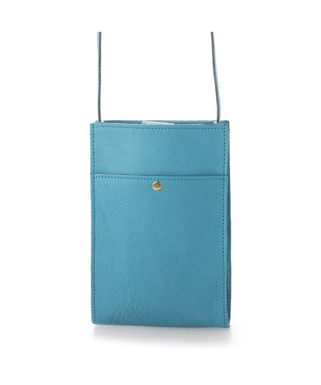 UNBILLION ペルケ perche / イントレチャート姫路レザーショルダー サックスブルー