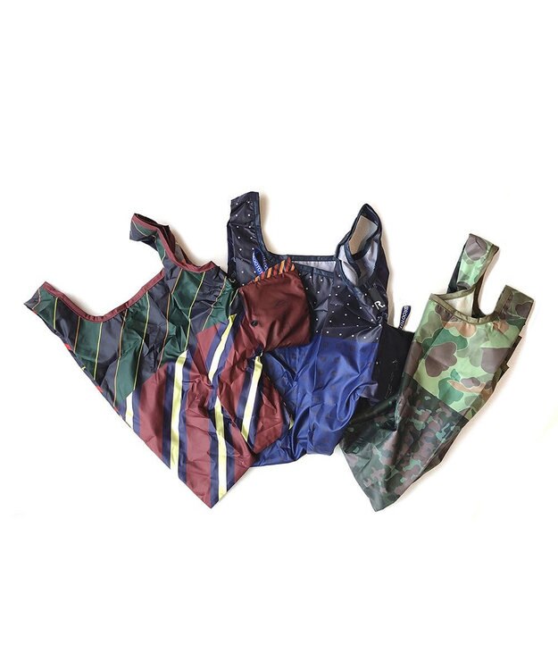 ROOTOTE 6749【手のひらエコバッグ】/ RT RO.ルーショッパー.ポケットスクエア-A 03：レジメンタル