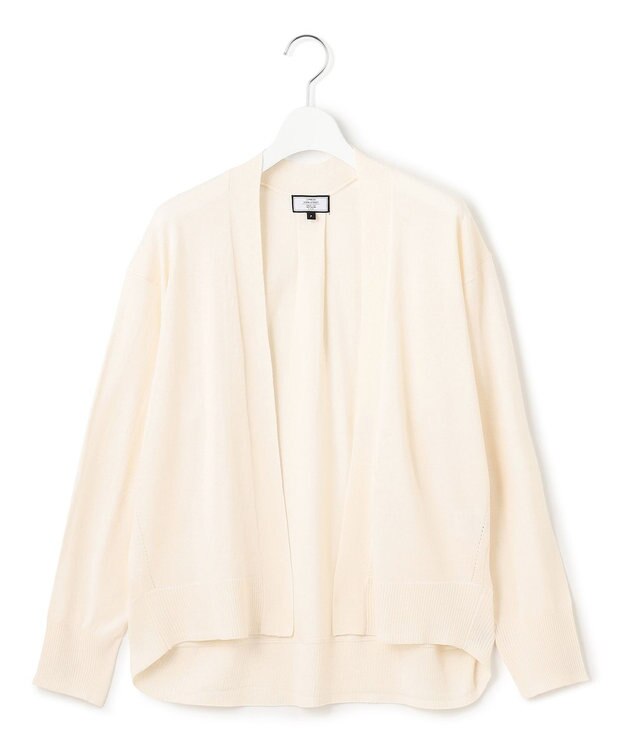 J.PRESS YORK STREET 【WOMEN】シアーカーディガン アイボリー系