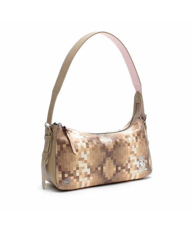 A.D.M.J. スネーク型押し/ソフトワンショルダー LATE