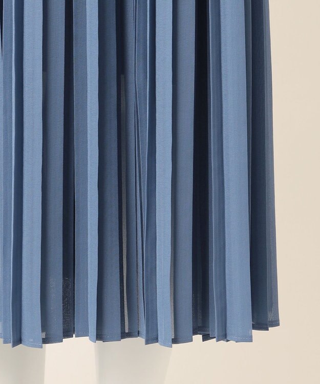 23区 L 【APPLAUDIR】シフォンジョーゼット ドレス ブルー系