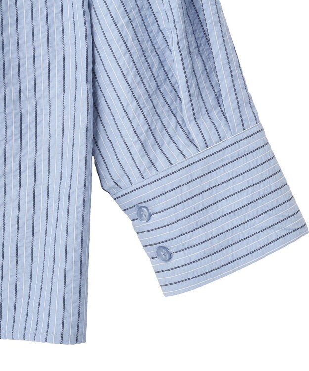 CRAFT STANDARD BOUTIQUE 2点セット / レイヤードデザインシャツ Stripe Sax