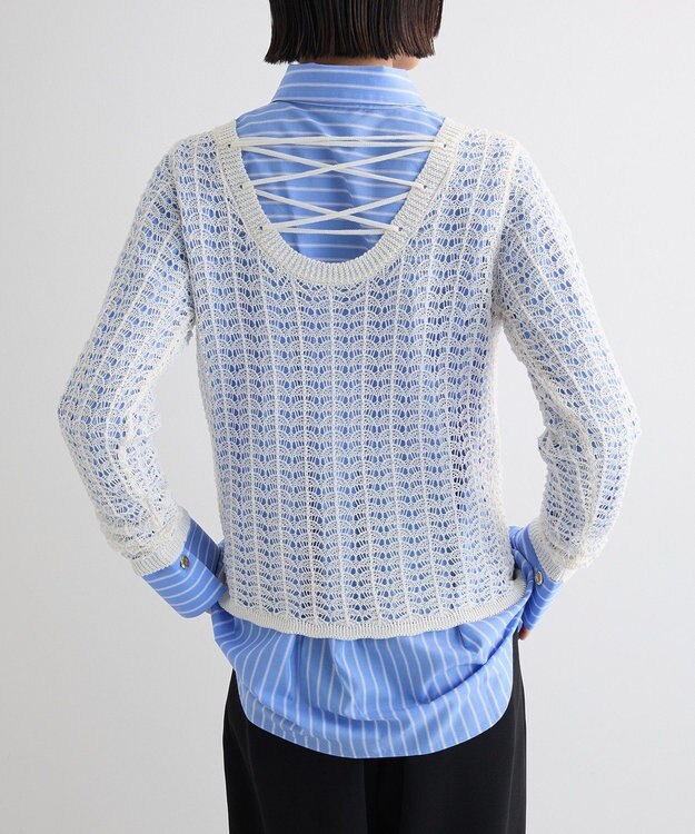 Green Parks ボウタイシャツ Stripe