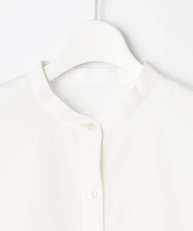 自由区 S 【洗える】コットンティアード ブラウス オフ