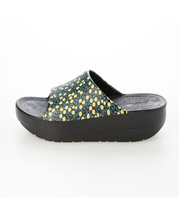 ing <ing>【3E】リカバリーミュールサンダル ブラックミックス