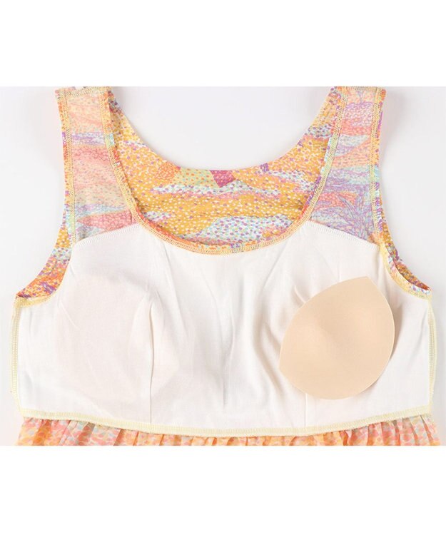 tsumori chisato SLEEP ツモリチサト ワンピース ノースリーブ ルームウェア レディース UNT161 /ワコール オレンジ