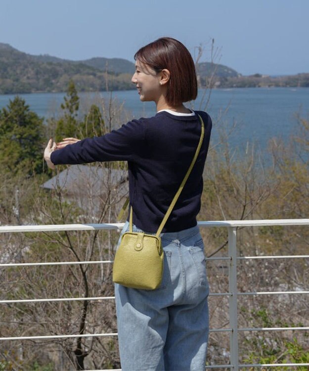 Atelier nuu 【定番シリーズ/国内生産】parcel mist ダレスポシェット ピスタチオ