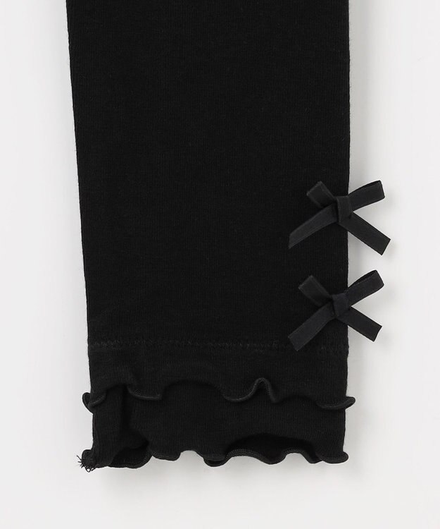 組曲 KIDS 【110-140㎝】なめらかタッチ レギンス ブラック