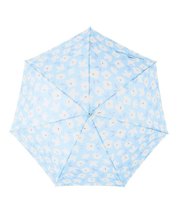 MOONBAT estaa 【耐風】長傘 ハッピーバーズ UV ペールスカイ