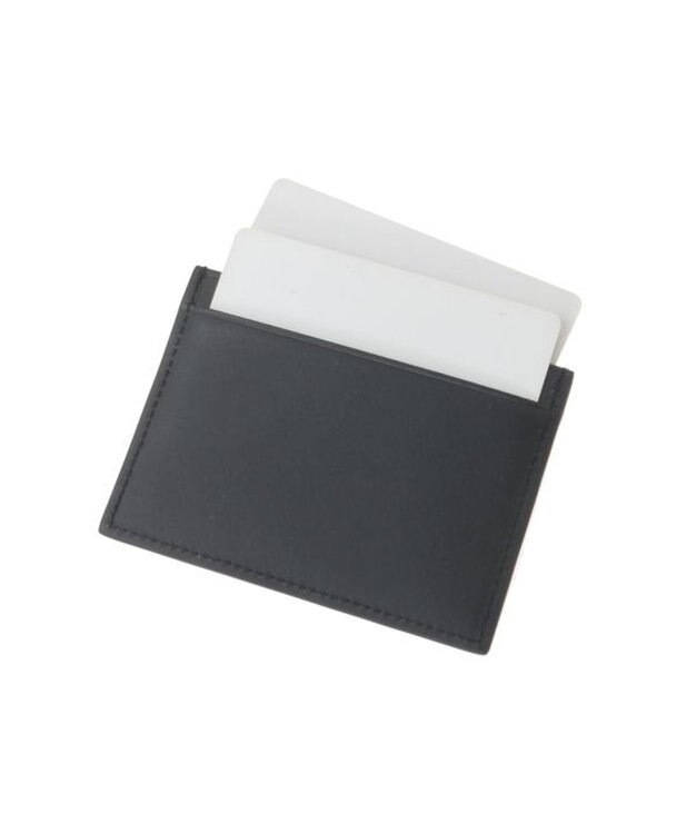 genten コンパト カードケース クロ