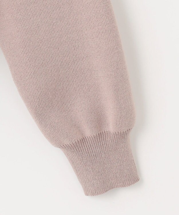 ANY SIS S 【低身長企画】バイカラーニットセットアップ ローズグレー