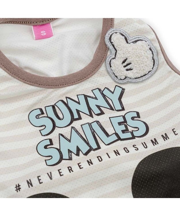 PET PARADISE ディズニー ミッキーマウス サングラス クール タンクトップ 小型犬 ベージュ