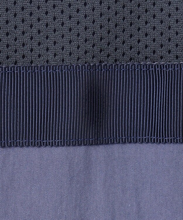 J.PRESS MEN コットンナイロンタイプライター ゴルフジャケット ダルブルー系