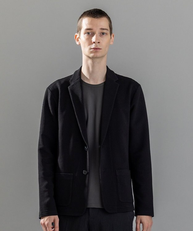 JOSEPH HOMME ＜新色追加＞【オリジナル素材/シワになりにくい】ライトタックジャージー パッチポケット ジャケット ブラック系