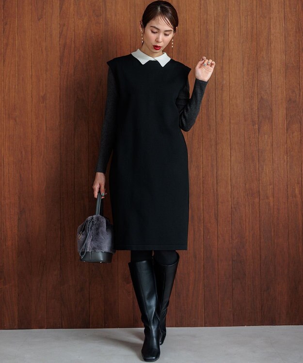 組曲 【WEB限定・2SET】ジャンスカツインセット チャコール×ブラック系