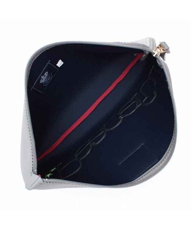 A.D.M.J. 【魔法の様に軽い】マジックライト/コード刺しゅうフラットポーチ2セット(S・LL) GR/MA