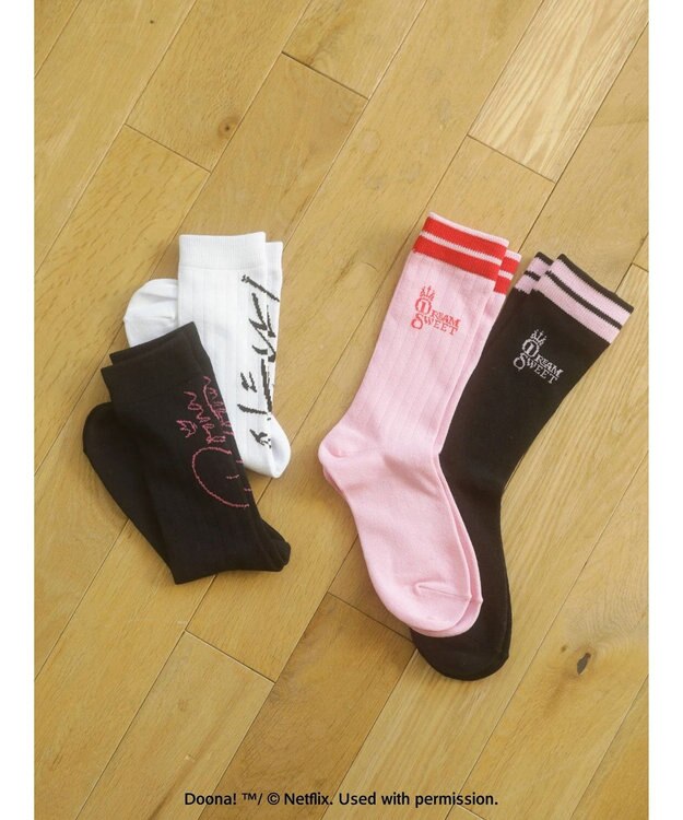 Green Parks ●ＤＯＯＮＡ！　２Ｐサインロゴソックス Mix