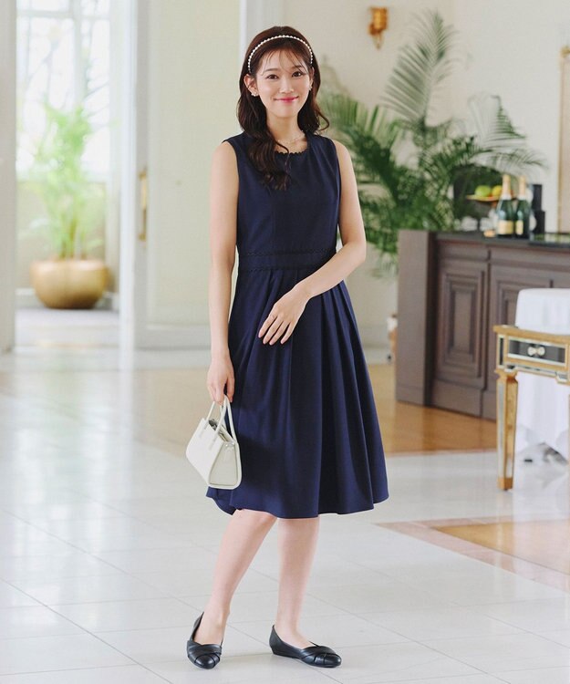 Tiaclasse パールストーンカチューシャ オフホワイト