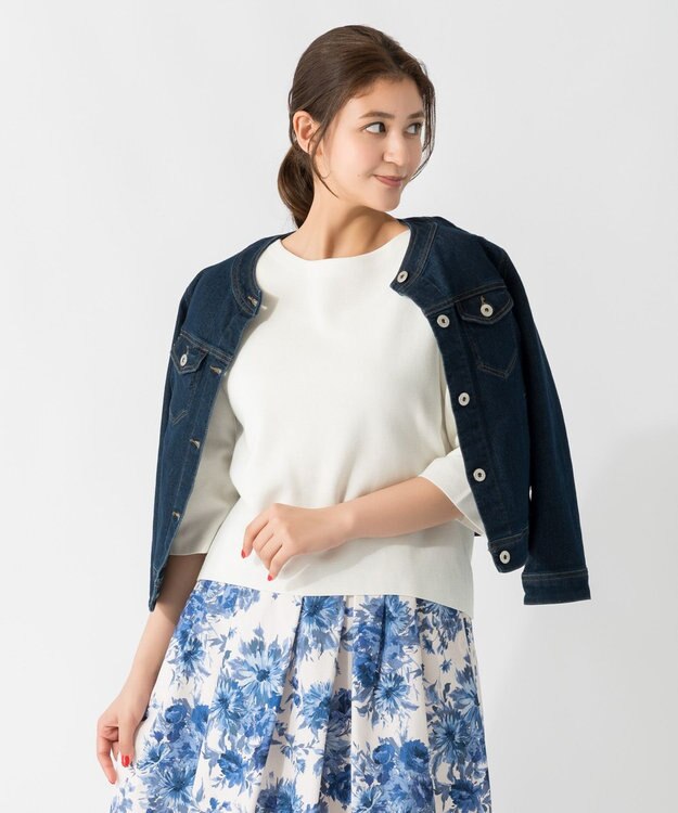 ONWARD Reuse Park 【自由区】ニット春夏 ホワイト