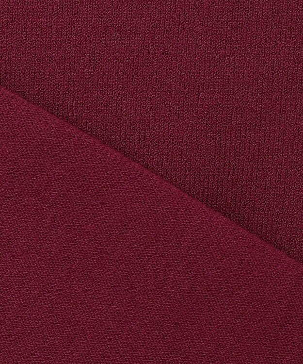 J.PRESS LADIES L 【洗える】PRINCE Vネック ニット ワイン系