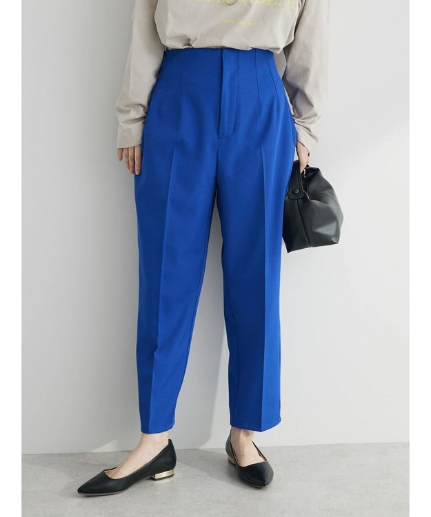 Green Parks アンクル丈／選べる美脚みえパンツ Blue