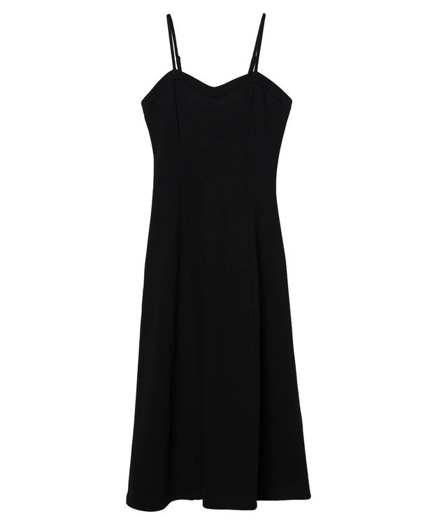 earth music&ecology スウェットキャミワンピース Black