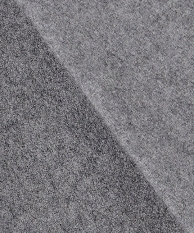 ICB ウールライトメルトン チェスターコート ライトグレー系