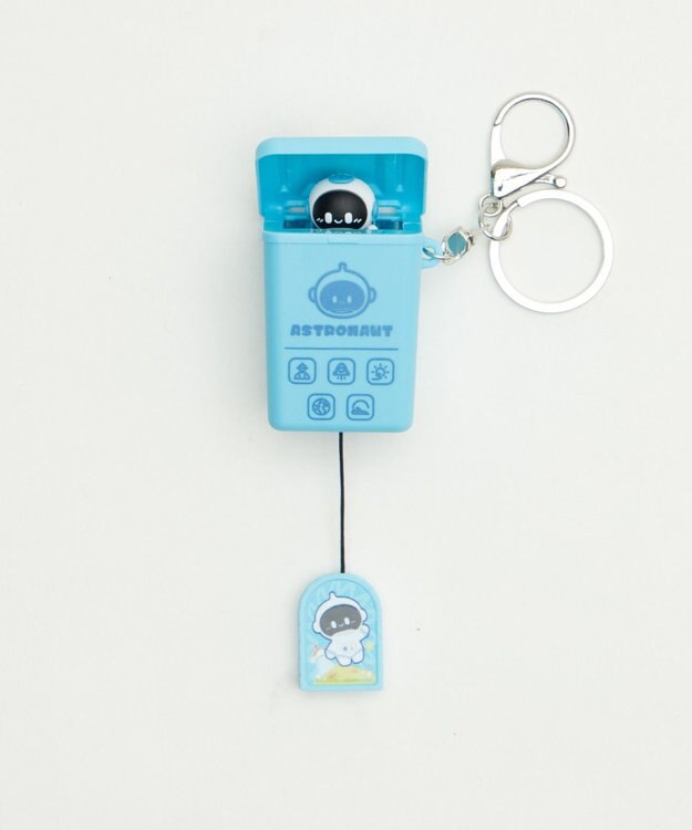 WEGO ひょっこりあにまるキーホルダー ブルー