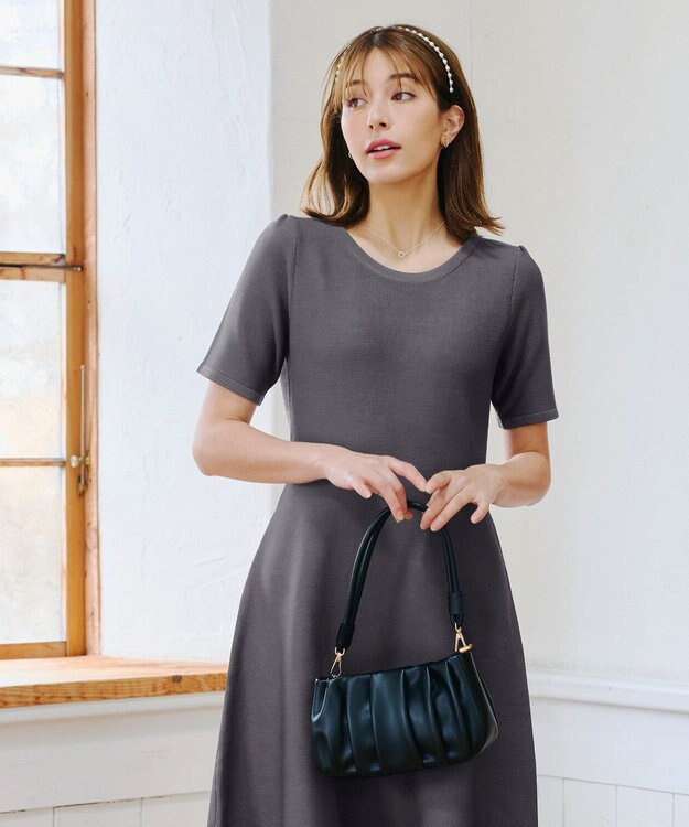 Tiaclasse パールストーンカチューシャ オフホワイト